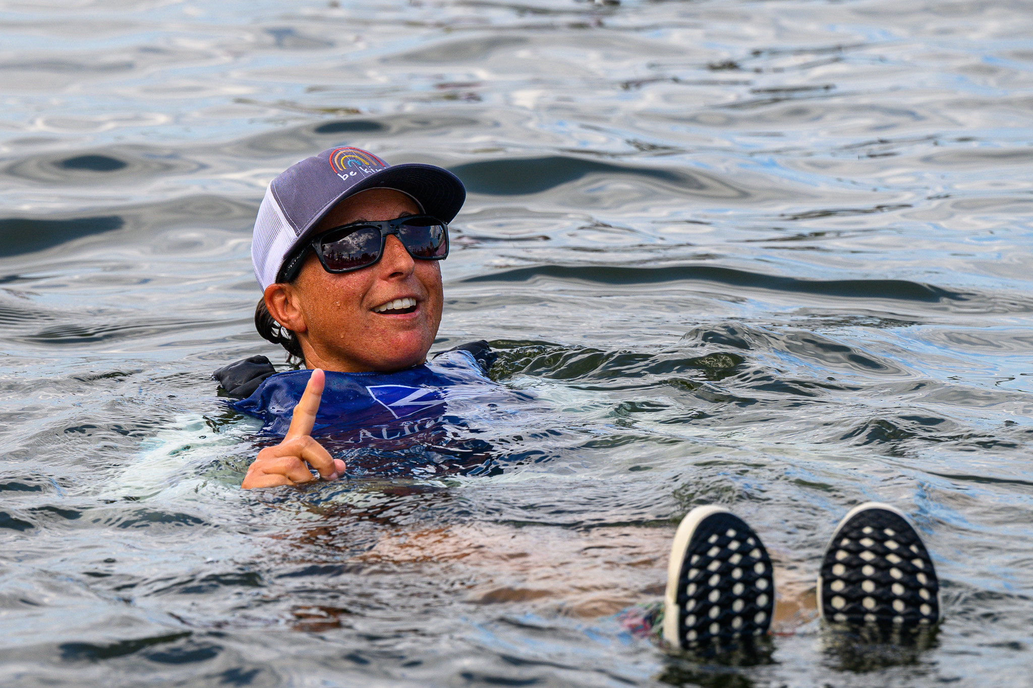 Finals racing action